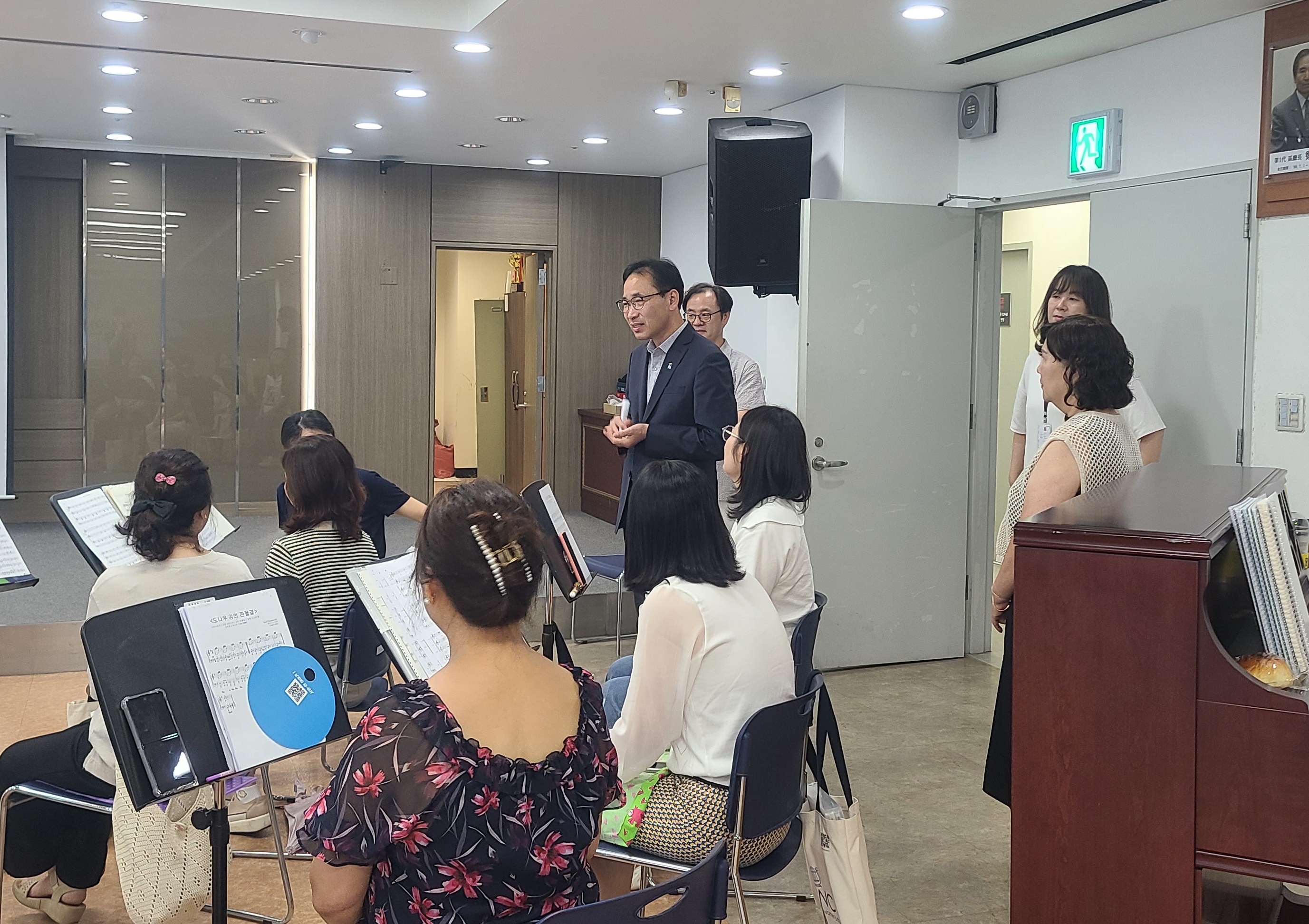 장안구 여성합창단 격려 말씀 및 간식 전달4번 사진